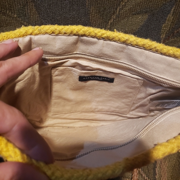 American Eagle Outfitters rainbow rope shoulder bag purse crossbody - Picture 3 of 3